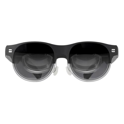 ASUS AirVision M1 Smart AR Glasses - 100" Micro-OLED Wearable Display, 1100 nits, Multi-Screen, Speakers, USB-C, Magnetic Shade, Designed for ROG Ally/Steam Deck/PC/iPhone 16/15/Android/Mac/Tablet