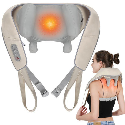 Rechargeable Shiatsu Neck Massager For Relieve Neck Pain And Relax Neck, Home And Car Holiday Gift