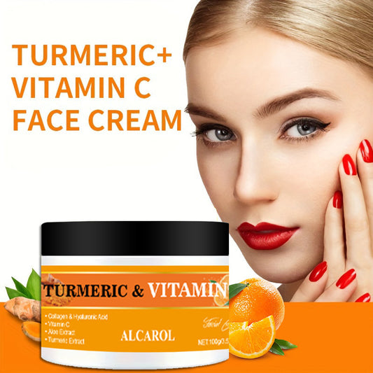 Turmeric Vitamin C Cream Wet Nourishing And Hydrating Firm And Bright Skin Care