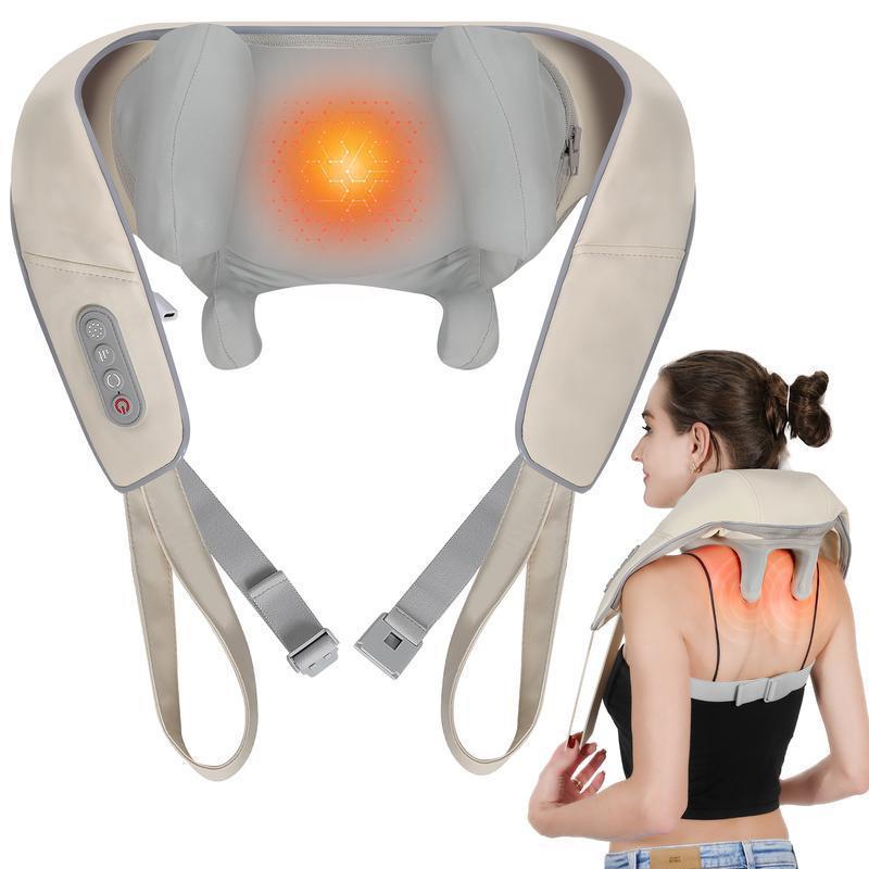 Rechargeable Shiatsu Neck Massager For Relieve Neck Pain And Relax Neck, Home And Car Holiday Gift